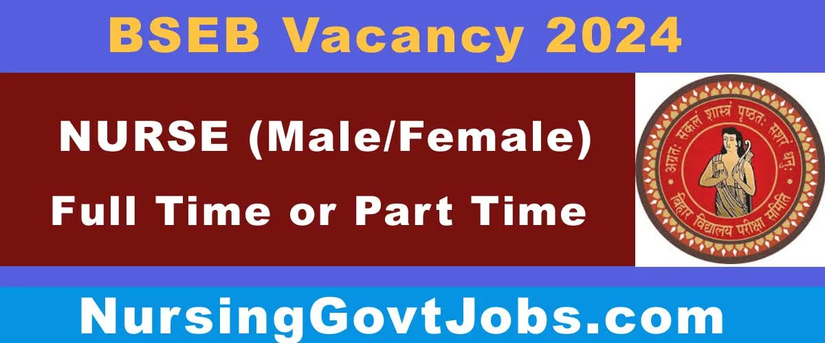 BSEB Nurse Vacancy 2024