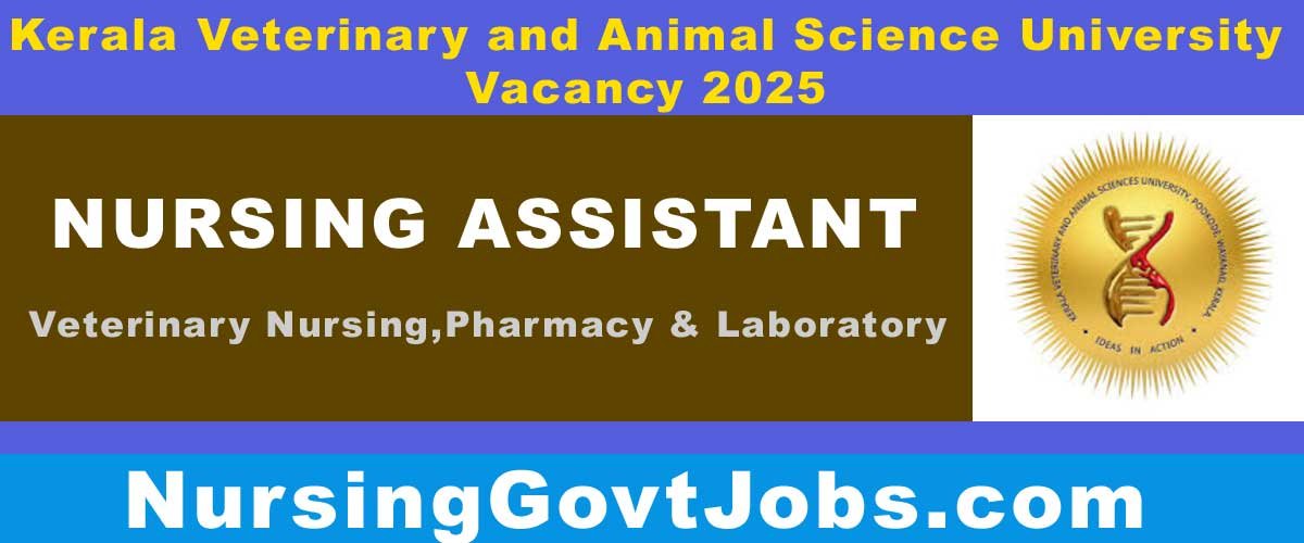 KVASU Nursing Assistant Vacancy 2025