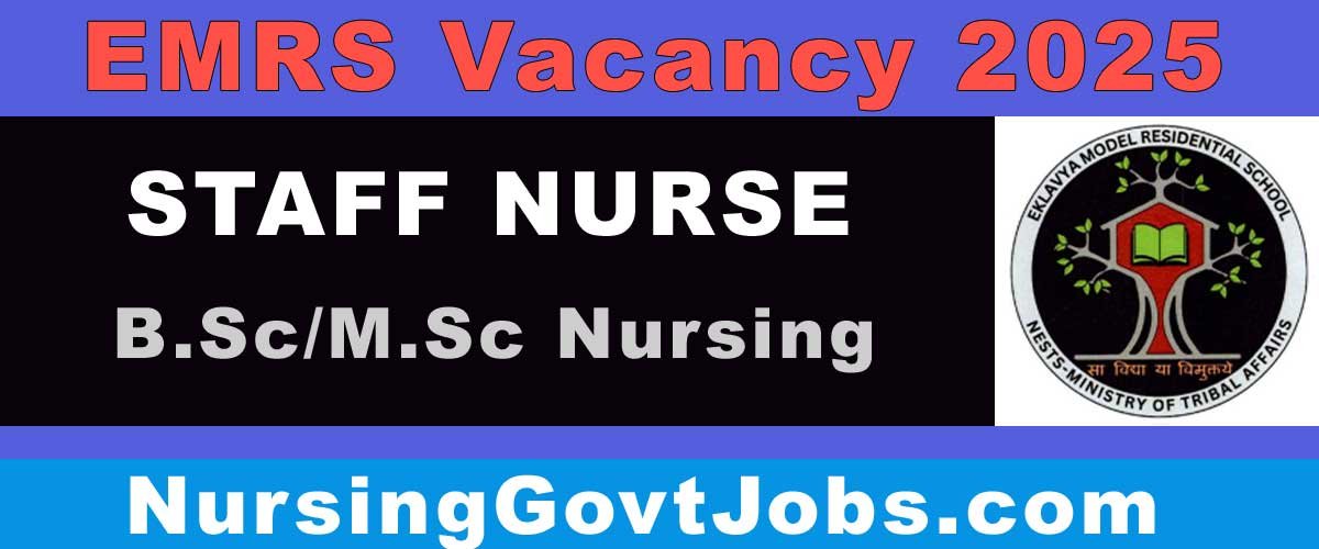 EMRS Staff Nurse Vacancy 2025